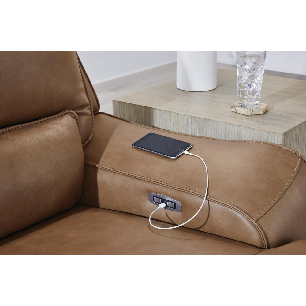  Signature Design by Ashley DeepWakes PCU62606S17 3 pc Power Reclining Sectional with Chaise IMAGE 3