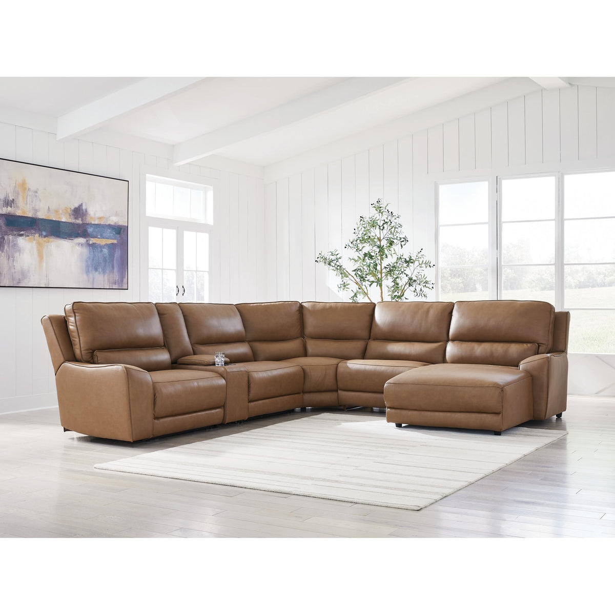  Signature Design by Ashley DeepWakes PCU62606S6 6 pc Power Reclining Sectional with Chaise IMAGE 3