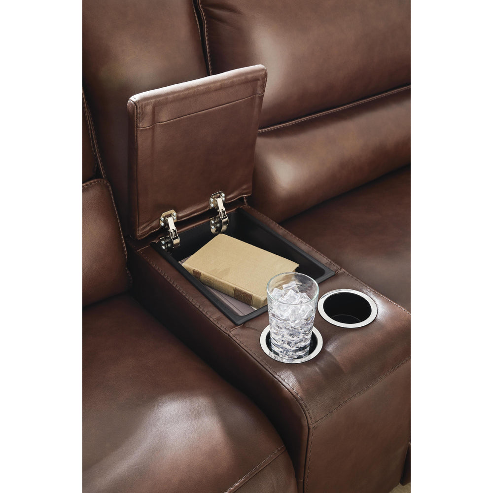  Signature Design by Ashley DeepWakes PCU62607S31 7 pc Reclining Sectional with Chaise and Storage Consoles IMAGE 3