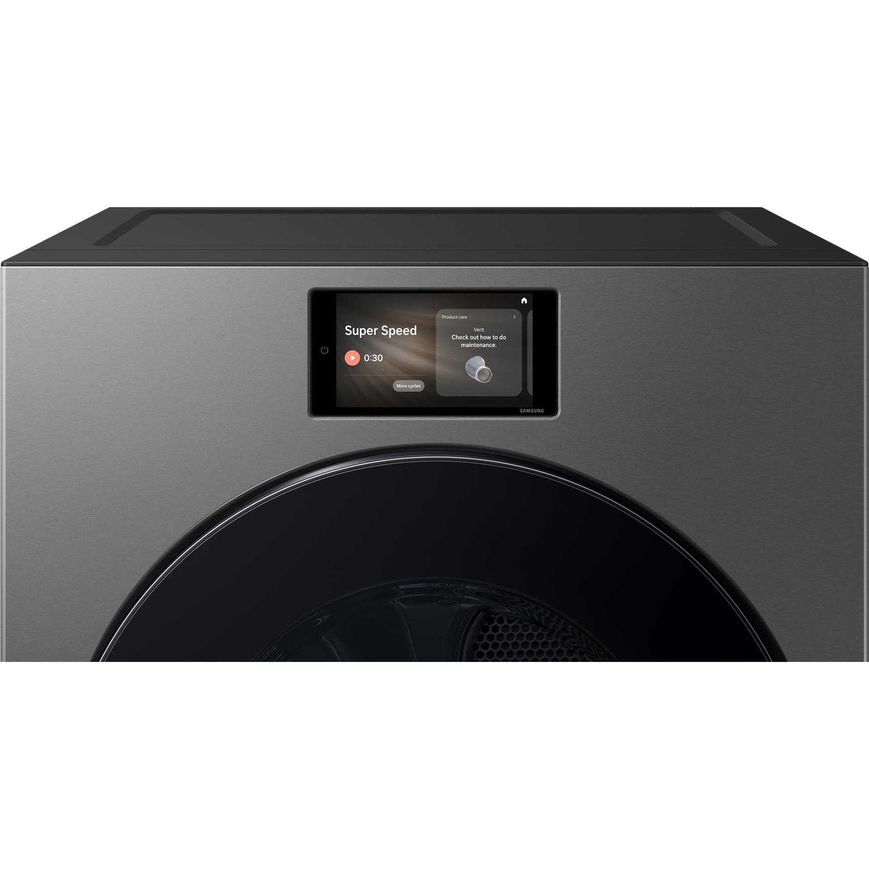  Samsung 7.6 Cu.Ft. F90 Series Bespoke AI Electric Dryer with AI Opti Dry DV90F53AES/AC IMAGE 3