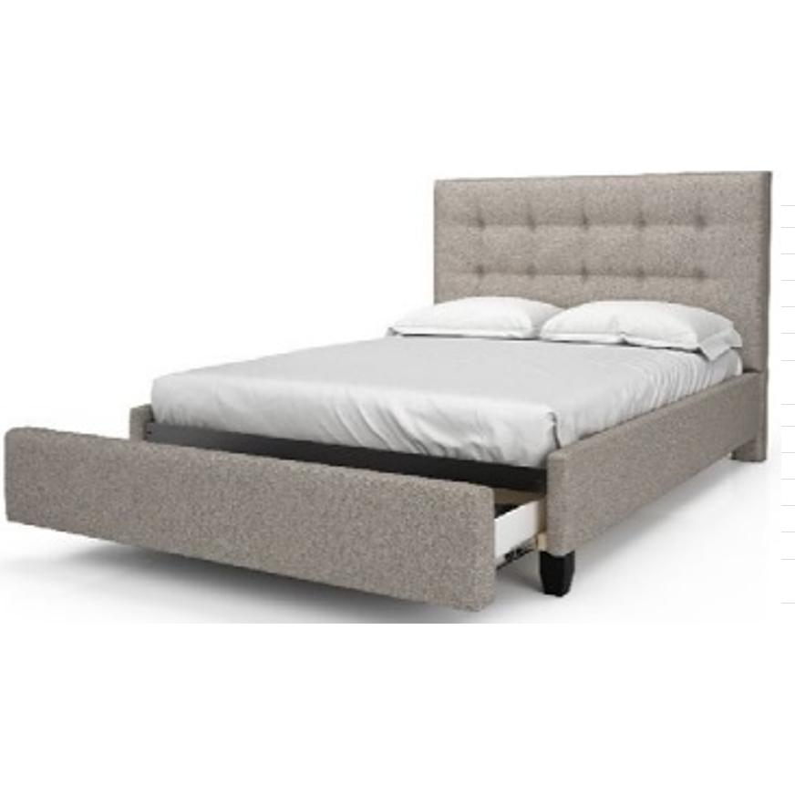  Julien Beaudoin Chelsea HCH54+BKPDF Full Upholstered Platform Bed IMAGE 1