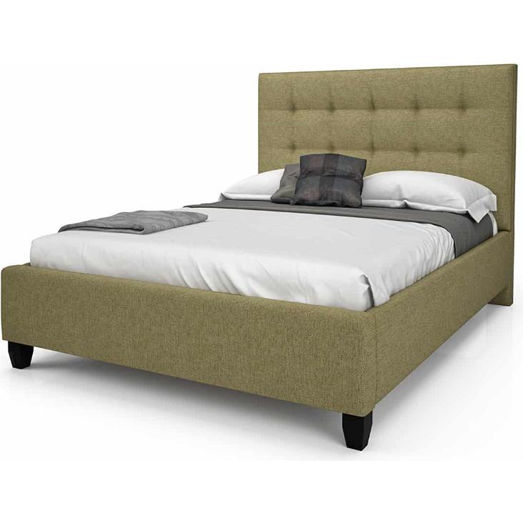  Julien Beaudoin Chelsea HCH60+BKBSWQ Queen Upholstered Box Spring Bed IMAGE 1