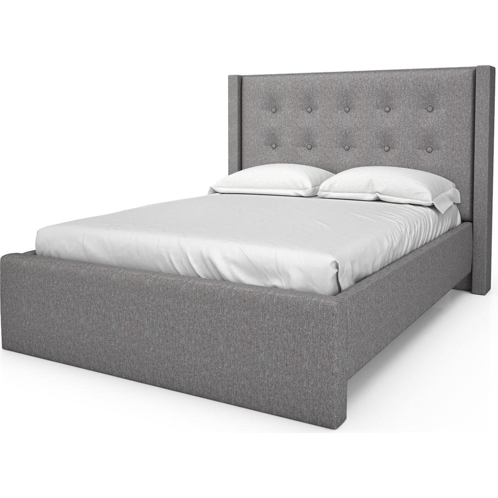  Julien Beaudoin Edwin HED60+BKPLQ Queen Upholstered Platform Bed IMAGE 1