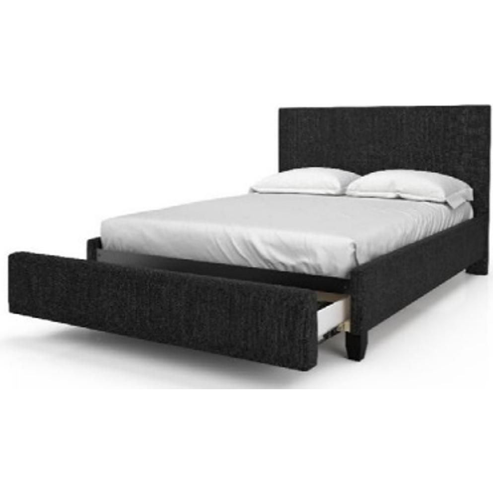  Julien Beaudoin Ennis HEN78+BKPDK King Upholstered Platform Bed IMAGE 1