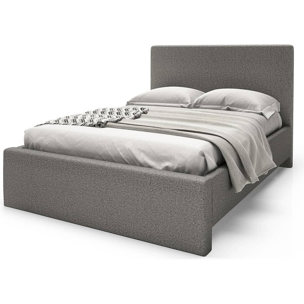  Julien Beaudoin Ennis HEN39+BKPLT Twin Upholstered Platform Bed IMAGE 1