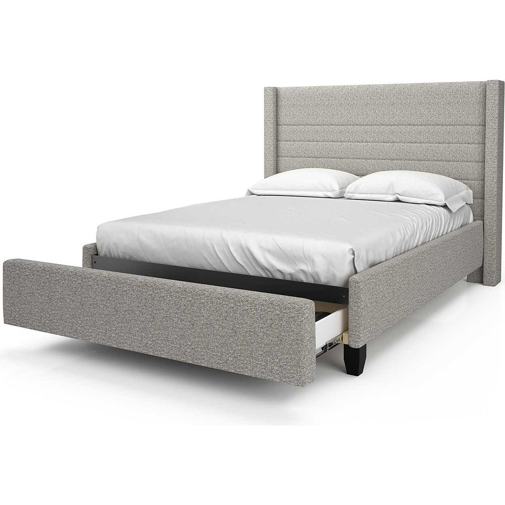  Julien Beaudoin Esperanza HES78+BKPDK King Upholstered Platform Bed IMAGE 1