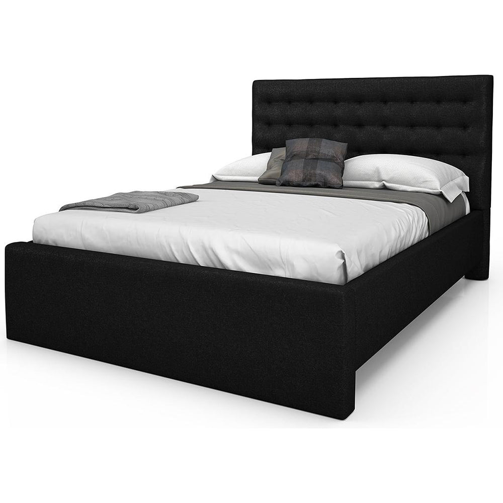  Julien Beaudoin Liverpool HLI54+BKBSF Full Upholstered Box Spring Bed IMAGE 1