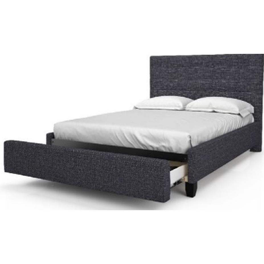 Julien Beaudoin Ocean Twin Upholstered Platform Bed Ocean HOC39+BKPDT Twin Upholstered Platform Bed IMAGE 1
