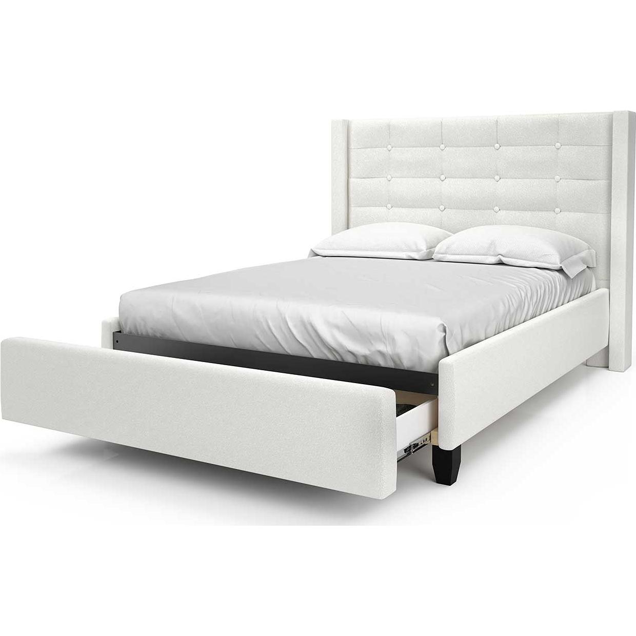  Julien Beaudoin Phoenix Twin Upholstered Platform Bed Phoenix HPH39+BKPDT Twin Upholstered Platform Bed IMAGE 1