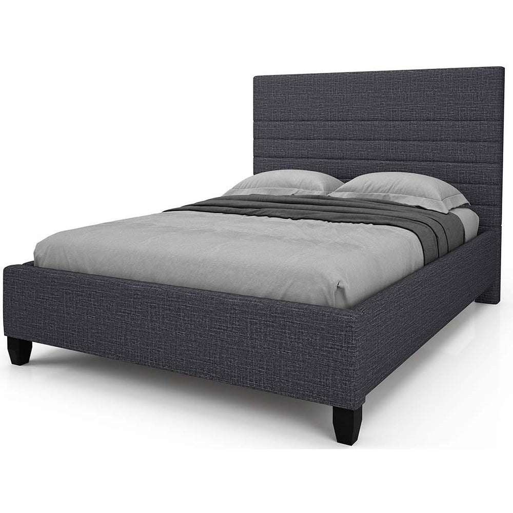  Julien Beaudoin Sunset Twin Upholstered Platform Bed Sunset HSN39+BKPLWT Twin Upholstered Platform Bed IMAGE 1