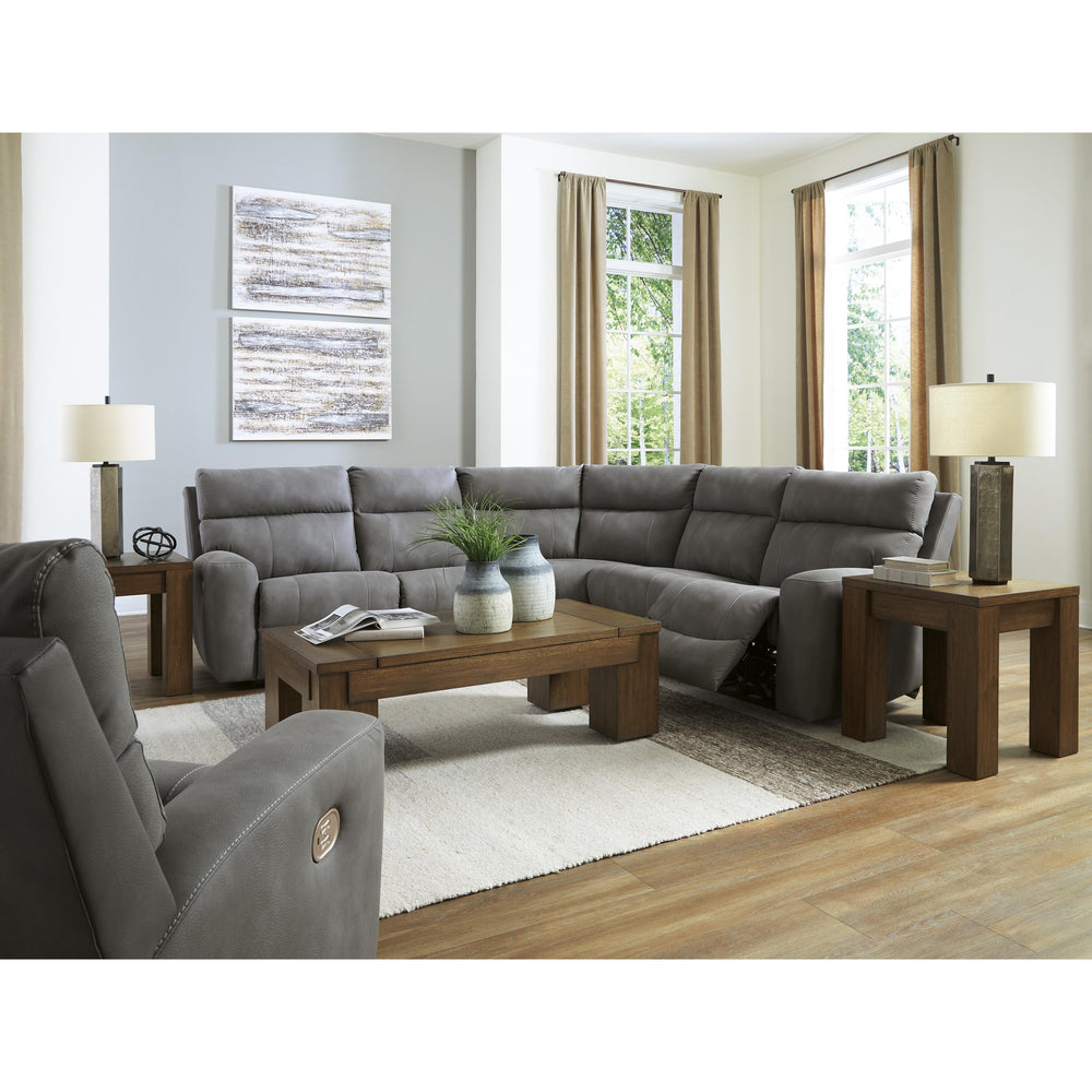  Signature Design by Ashley Next-Gen DuraPella 61003S8 5 pc Power Reclining Sectional IMAGE 7