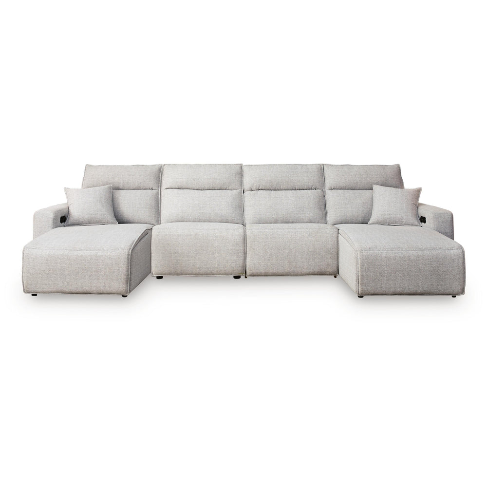  Signature Design by Ashley ModMax II 65907S37 4 pc Reclining Sectional with Double Chaise IMAGE 1