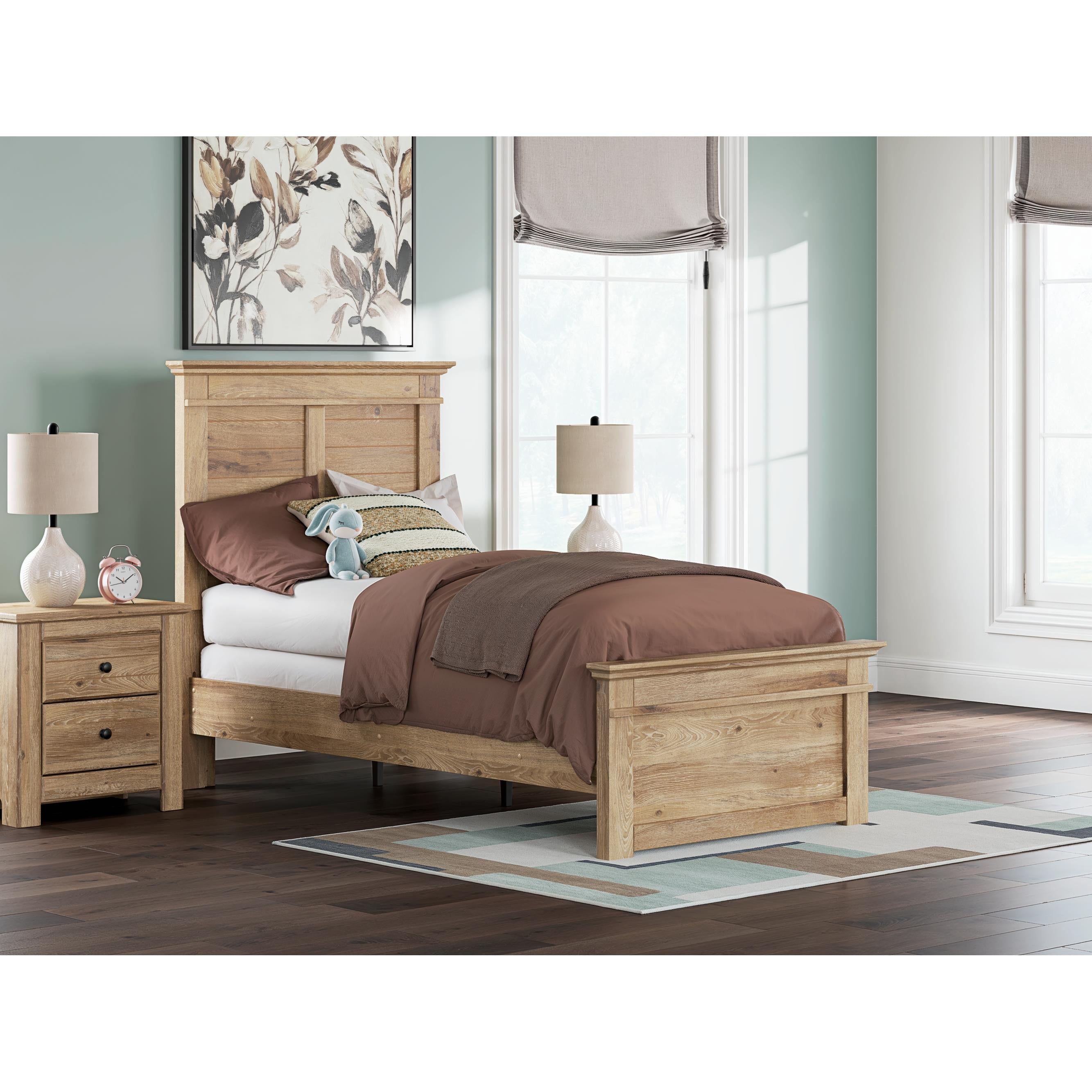  Signature Design by Ashley Makidern PCB1170B18 Twin Panel Bed IMAGE 2