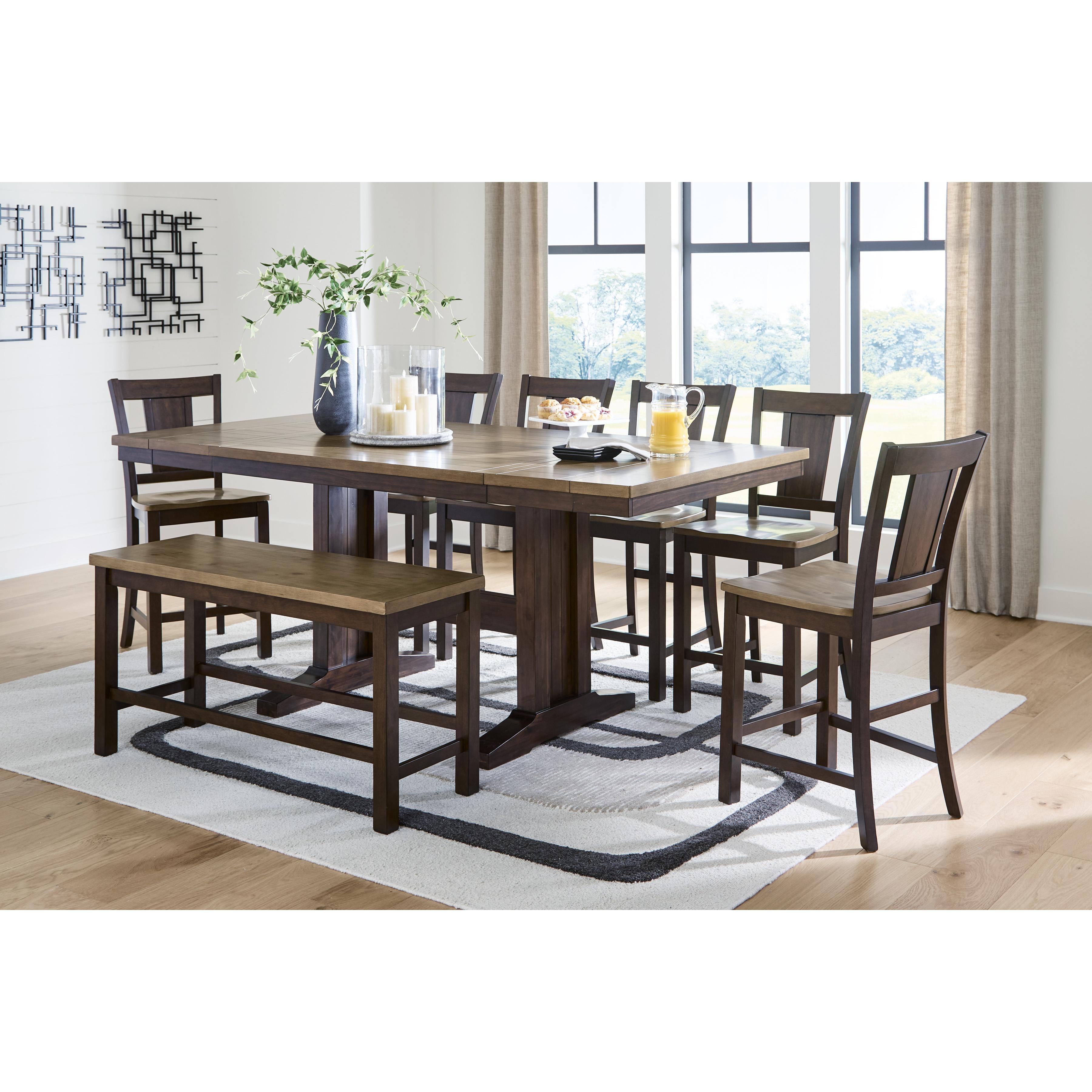  Signature Design by Ashley Rylandeen PCD651-32 Rectangular Dining Room Counter Extension Table IMAGE 12