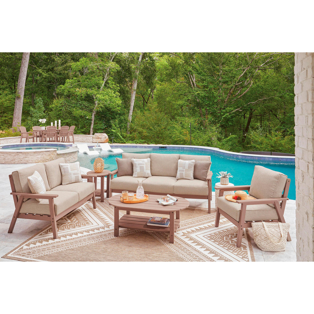  Signature Design by Ashley Grover Beach PCP422-706 Oval End Table IMAGE 8