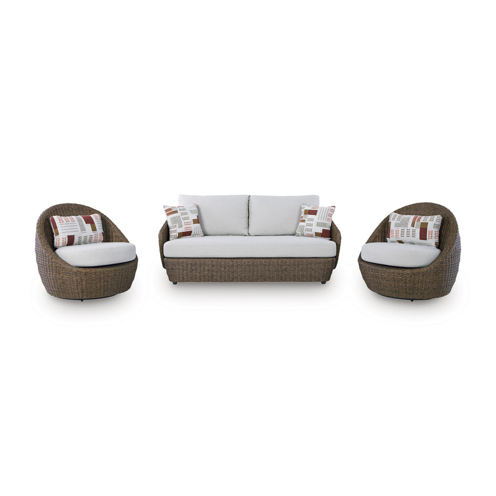  Signature Design by Ashley Double Point PCP503-070 Love/Swivel Chairs Set IMAGE 2