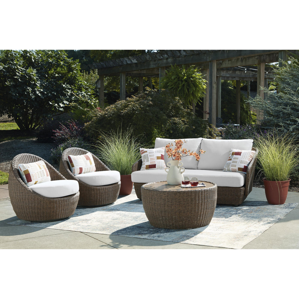  Signature Design by Ashley Double Point PCP503-070 Love/Swivel Chairs Set IMAGE 7