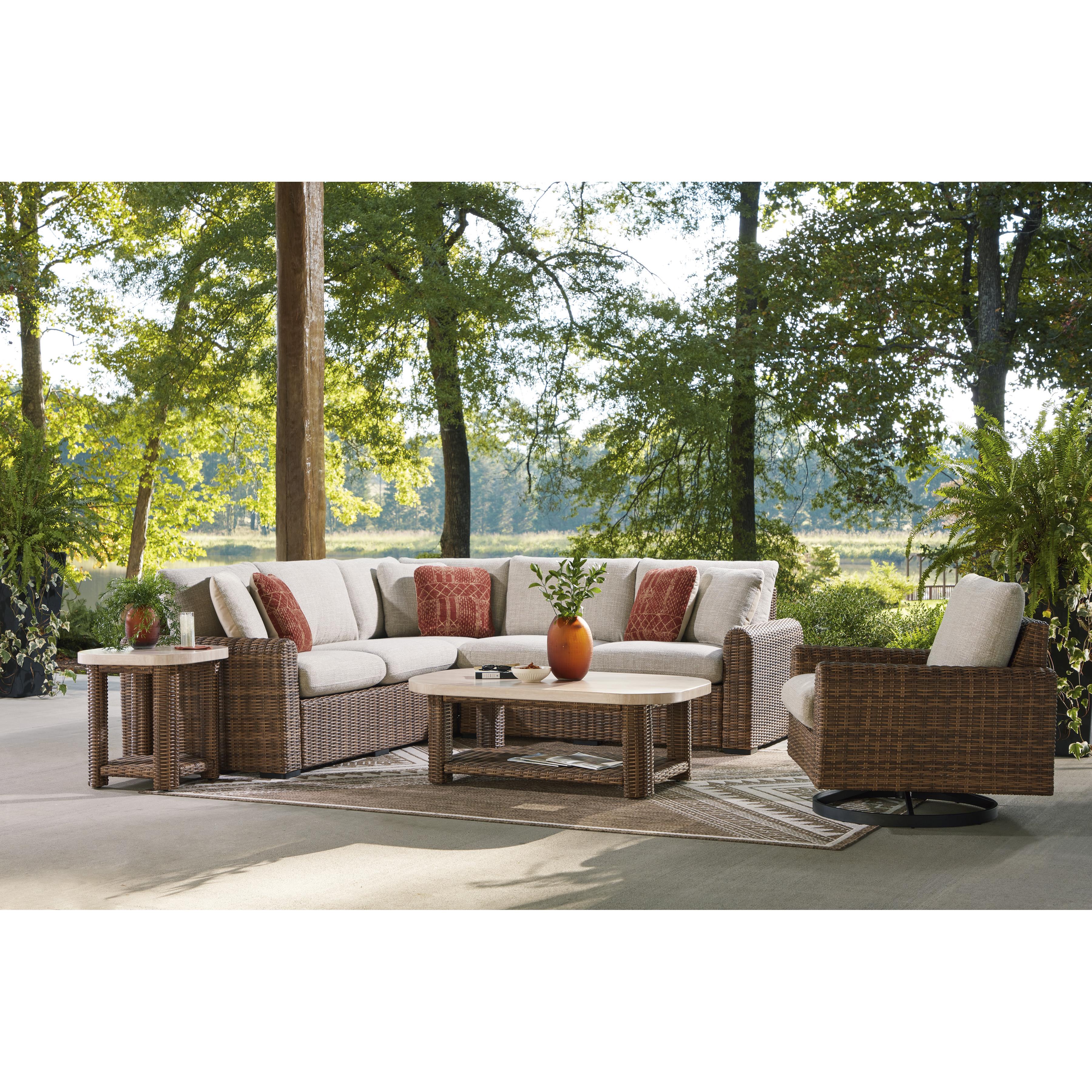  Signature Design by Ashley Dolan Creek PCP610P1 3 pc Outdoor Sectional IMAGE 4