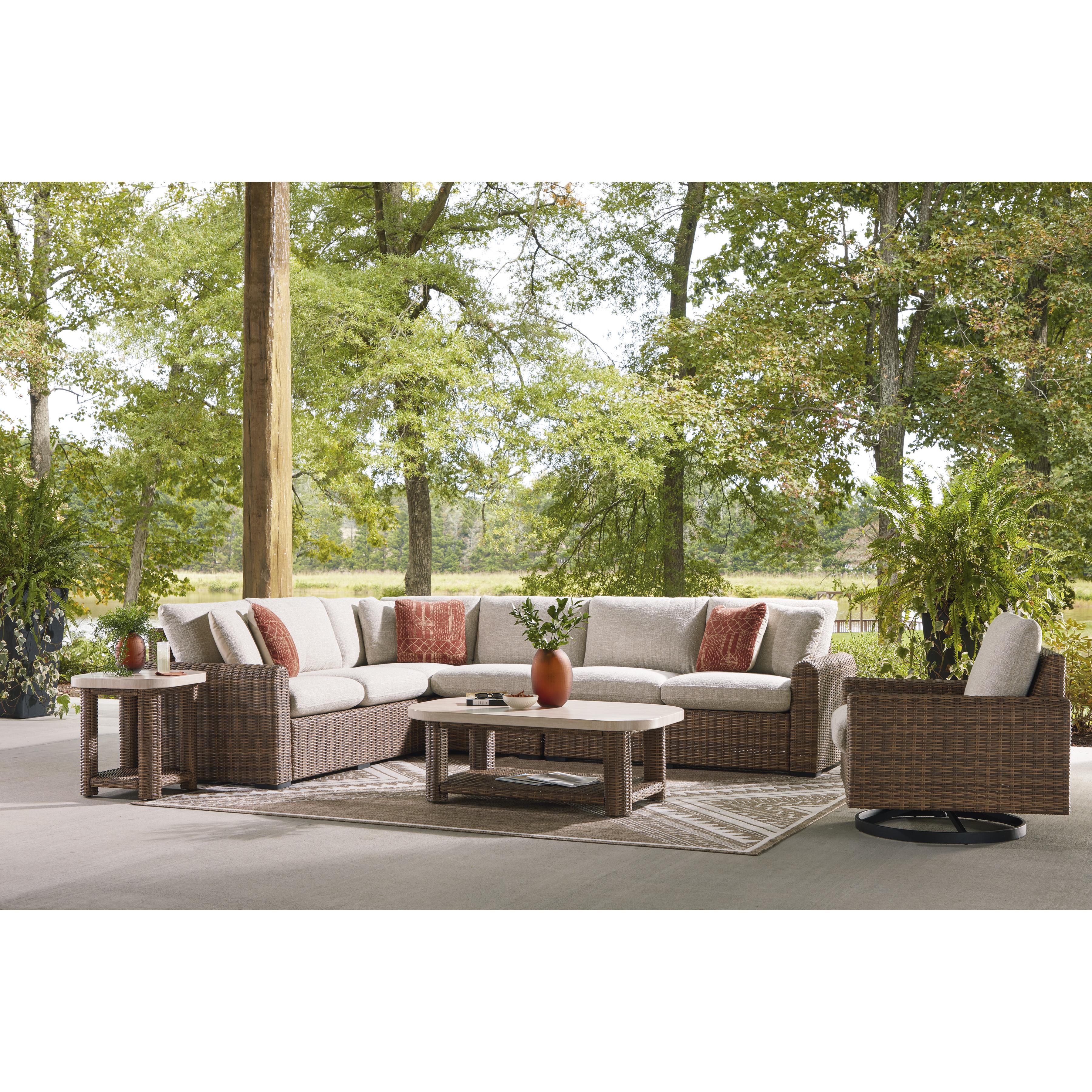  Signature Design by Ashley Dolan Creek PCP610P2 4 pc Outdoor Sectional IMAGE 4
