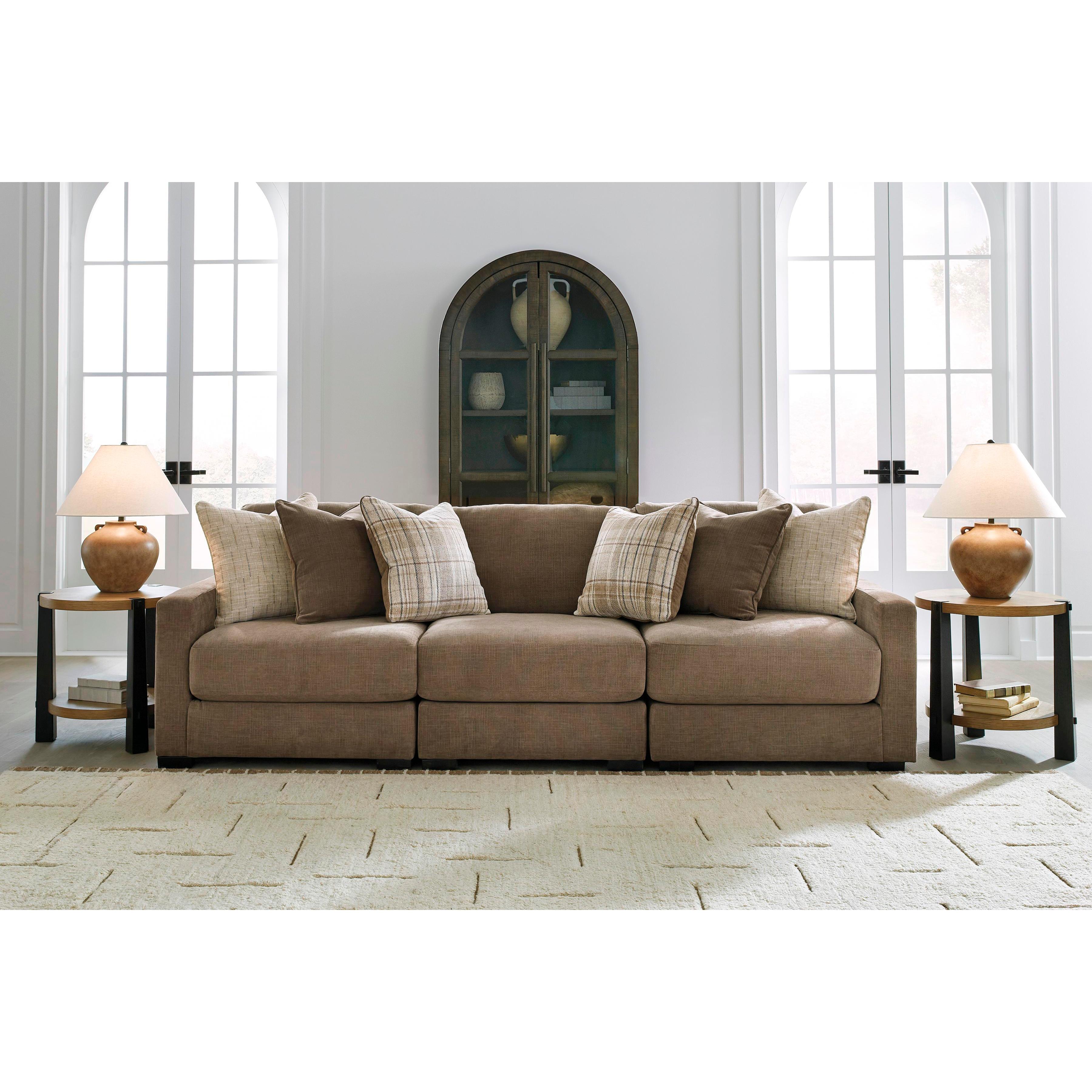  Benchcraft Camellia-Court Stationary Fabric Sofa 6820764/6820746/6820765 IMAGE 1