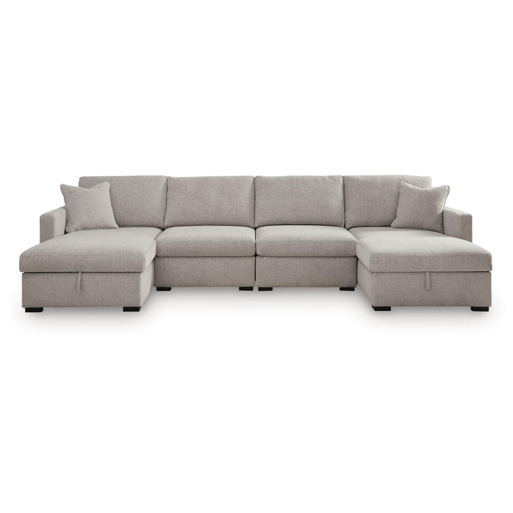  Benchcraft ModMax Luxe Fabric 4 pc Sectional 6860516S/6860517S/6860546/6860546 IMAGE 1