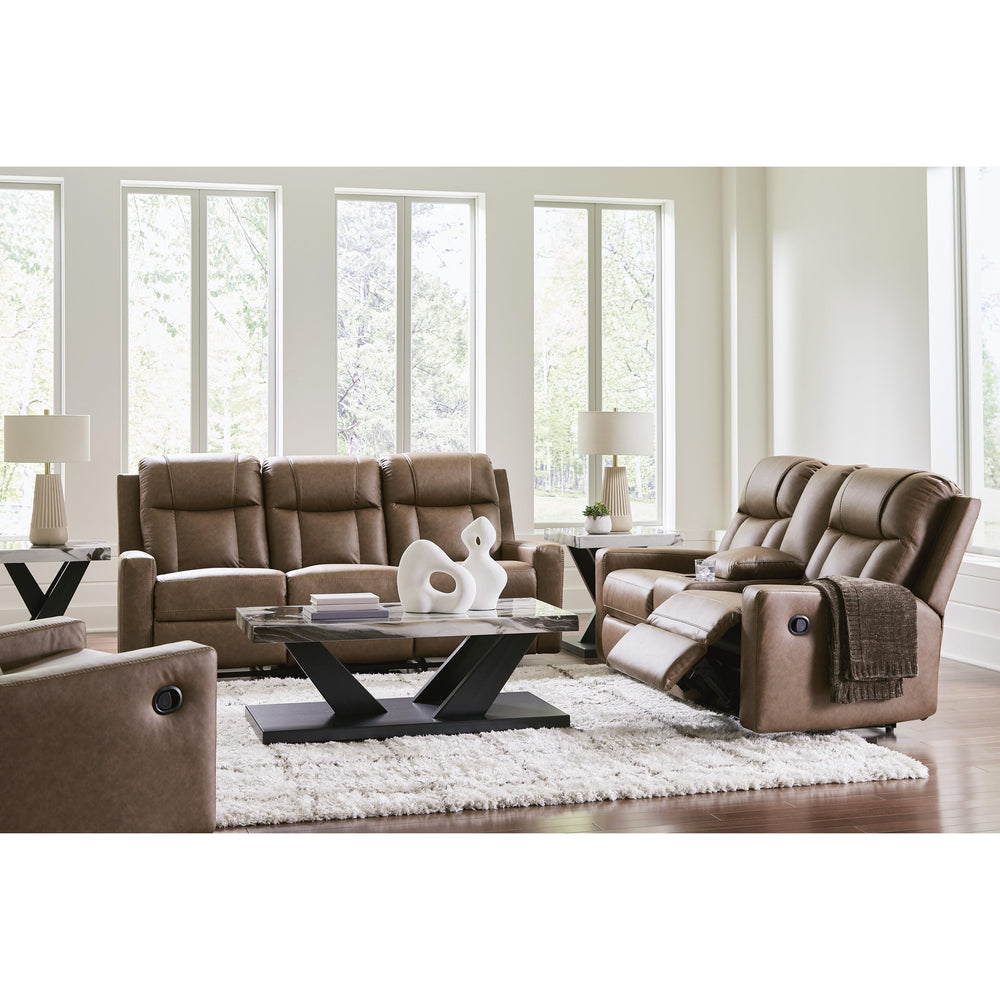  Benchcraft Mackmenville Leather Look Recliner with Wall Recline 7471429 IMAGE 7