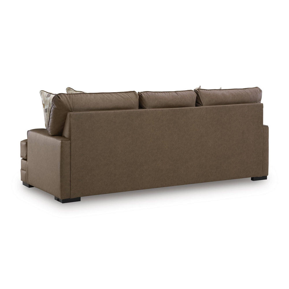 Benchcraft VillaCourt Stationary Leather Look Sofa 7490938 IMAGE 3