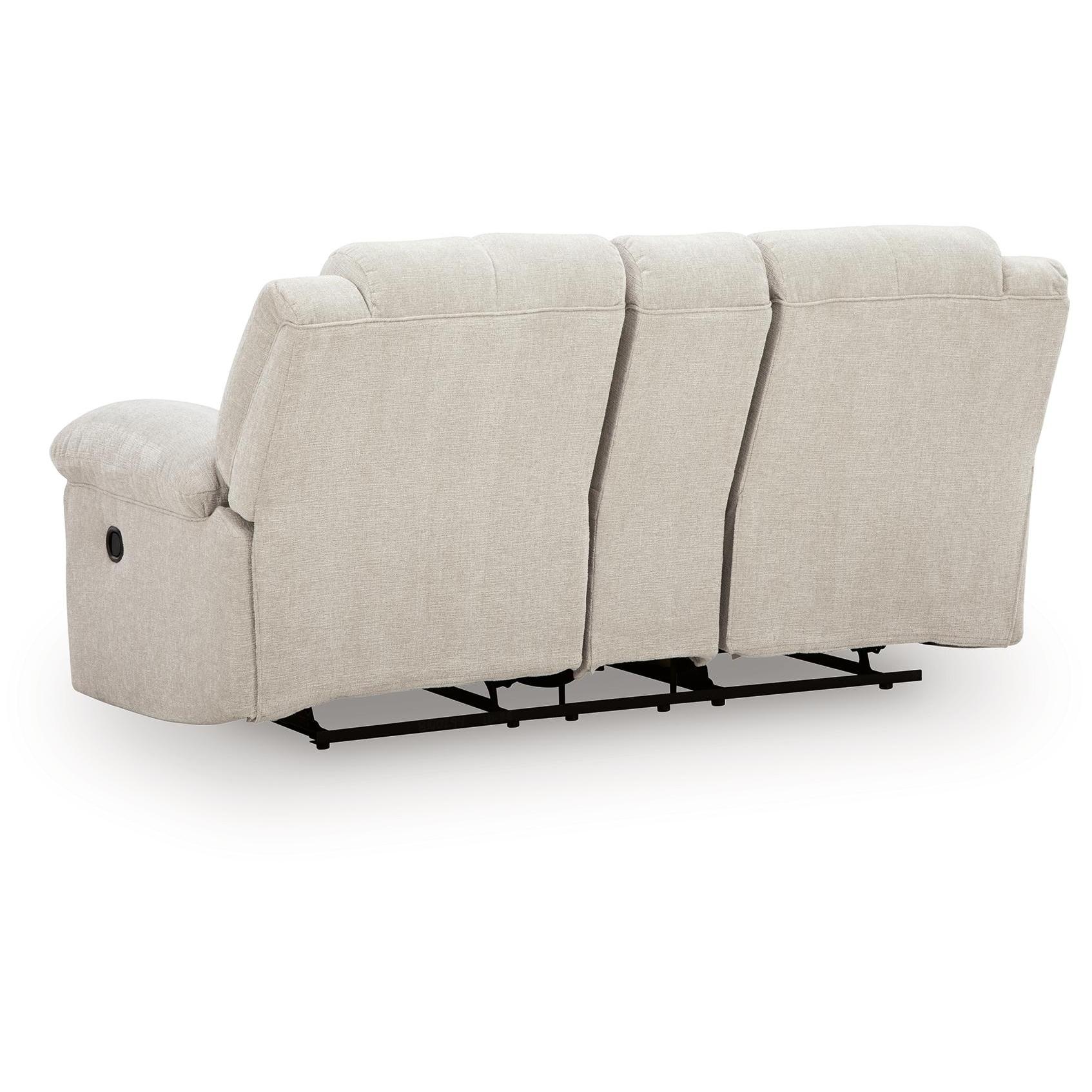  Benchcraft Orlen Reclining Fabric Loveseat with Console 8160294 IMAGE 5
