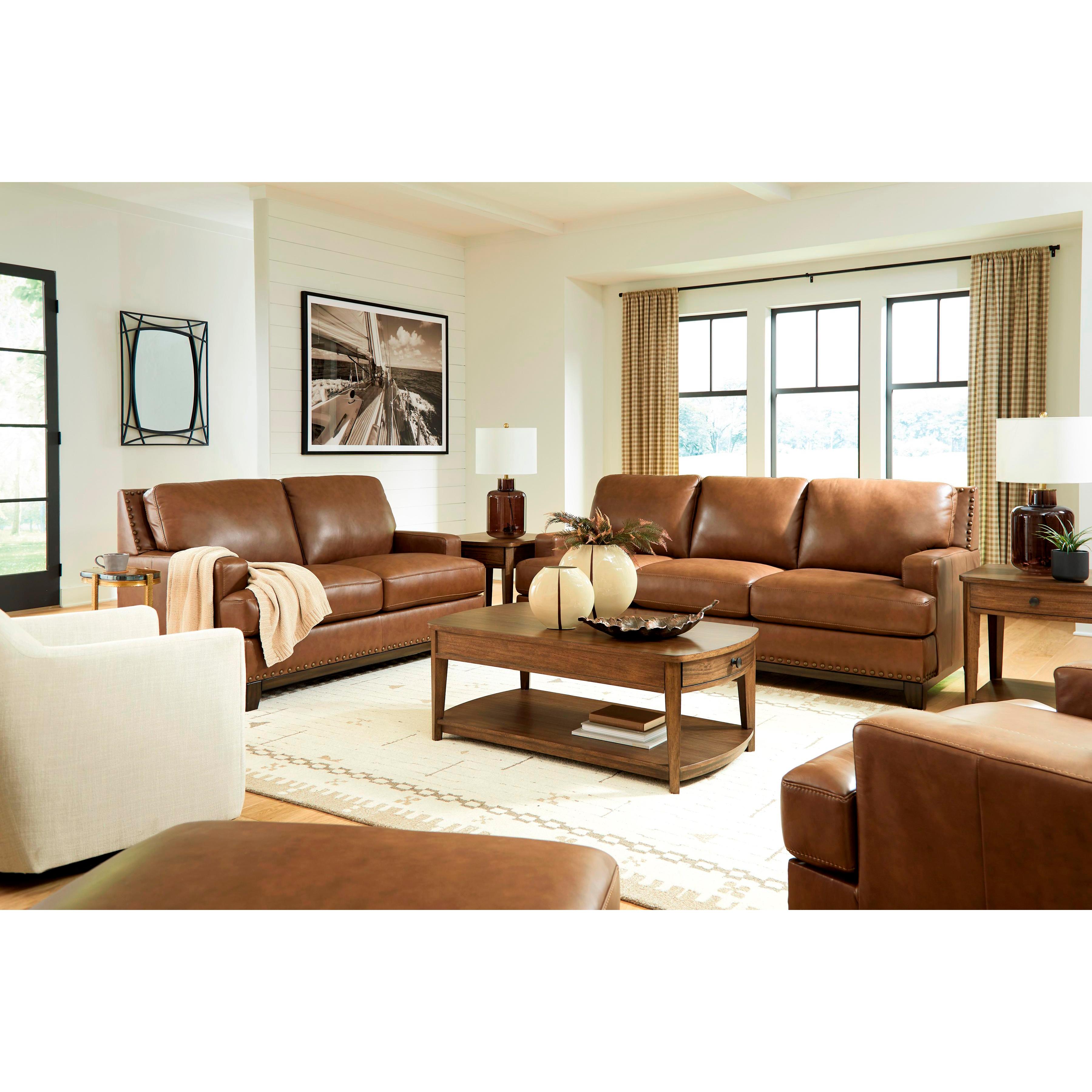 Signature Design by Ashley Saonara Stationary Leather Match Chair PC7310920 IMAGE 8