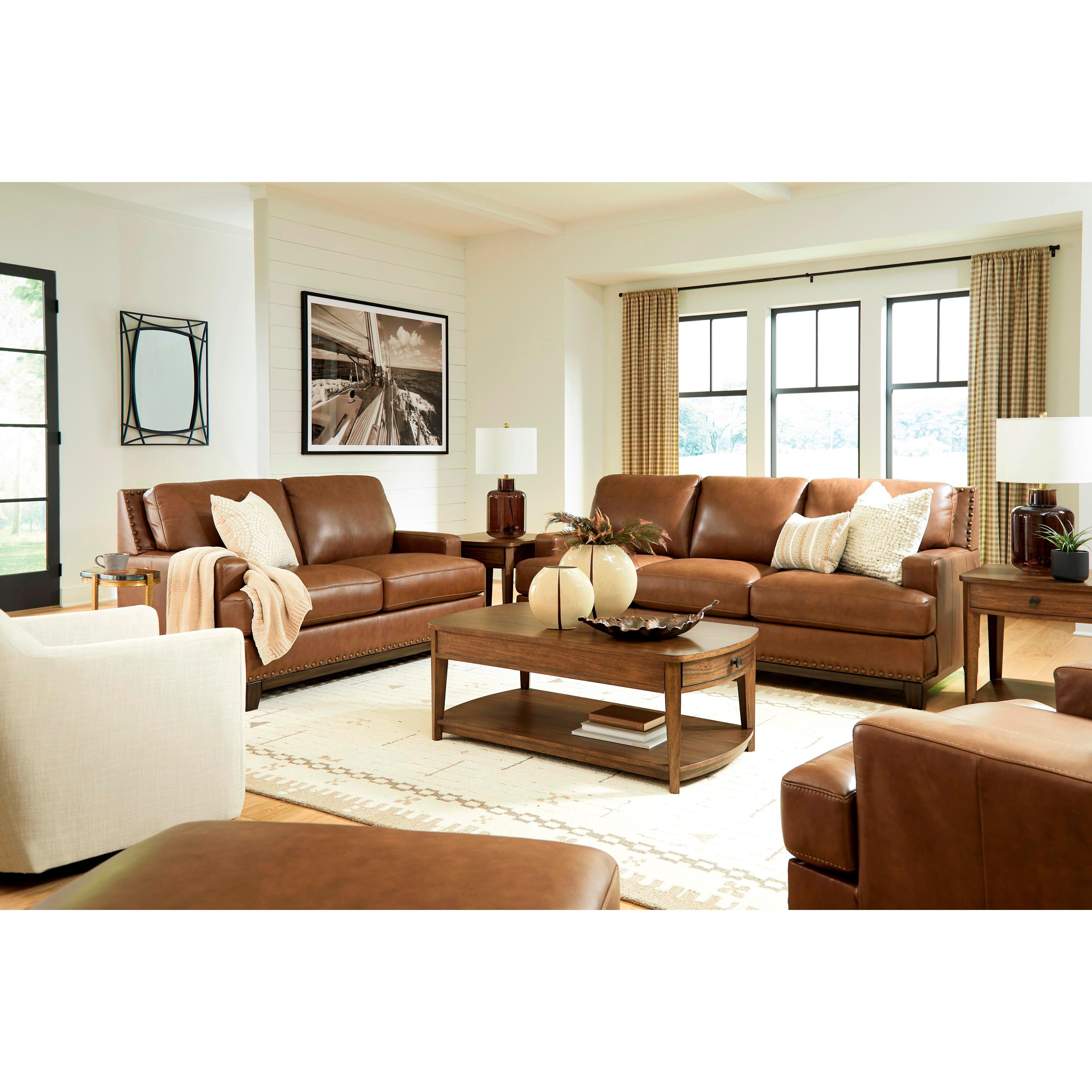  Signature Design by Ashley Saonara Stationary Leather Match Chair PC7310920 IMAGE 9