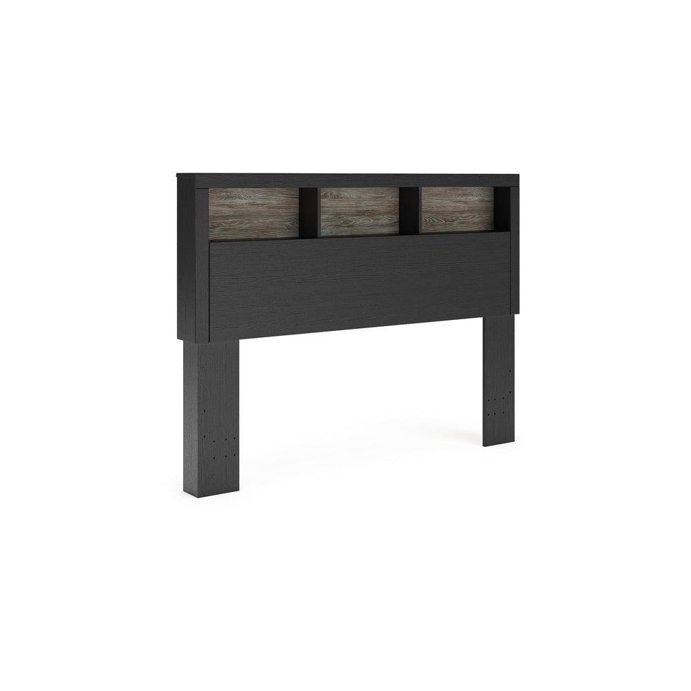 Signature Design by Ashley Broachmyn PCB1118-165 Lighted Queen Bookcase Headboard IMAGE 1