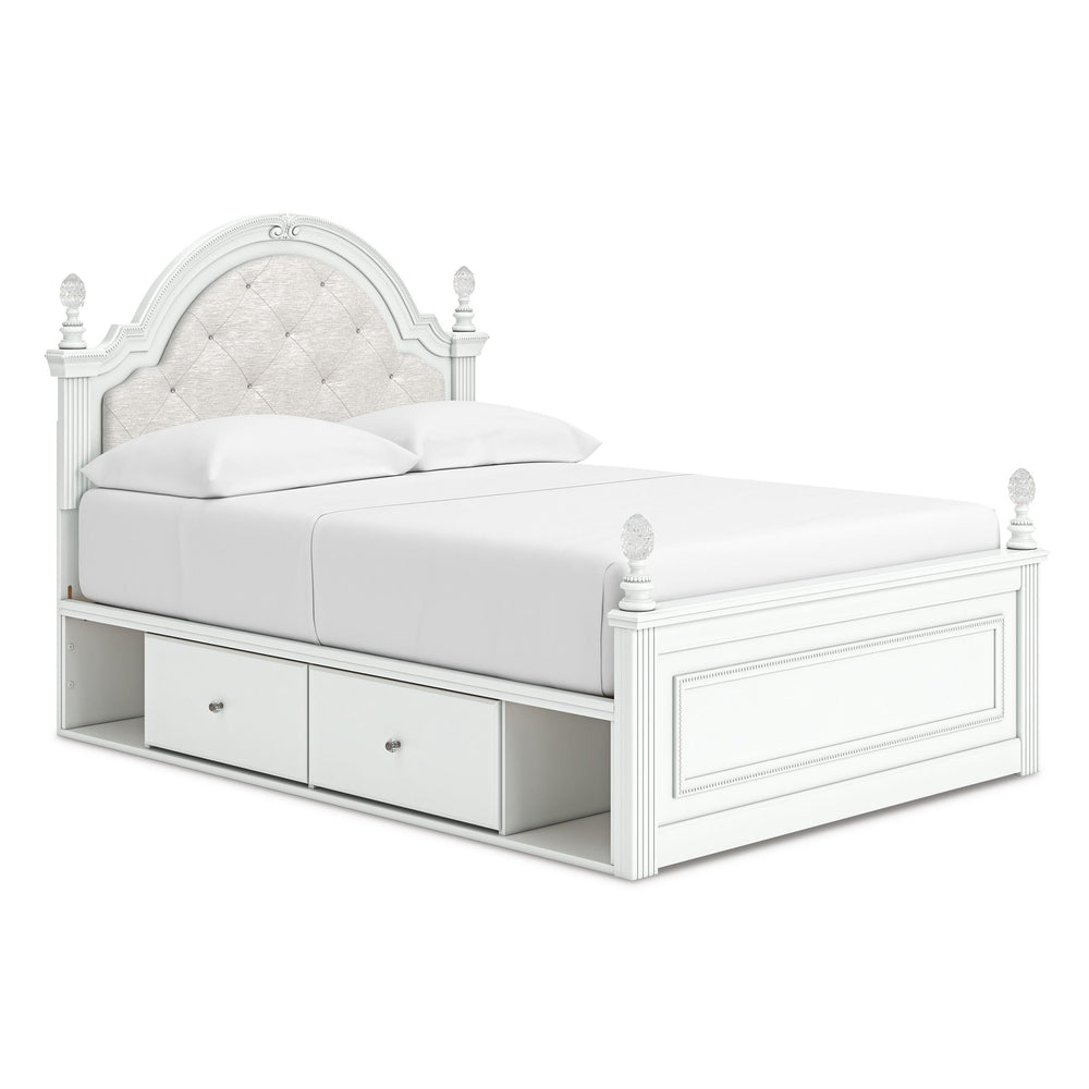  Signature Design by Ashley Kozlani Full Upholstered Panel Bed with Storage PCB1819-187/PCB1819-150/PCB1819-84/B100-12 IMAGE 1