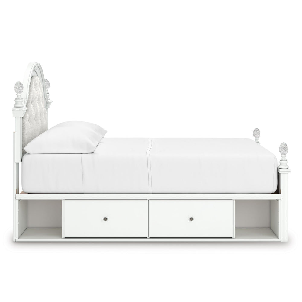  Signature Design by Ashley Kozlani Full Upholstered Panel Bed with Storage PCB1819-187/PCB1819-150/PCB1819-84/B100-12 IMAGE 4