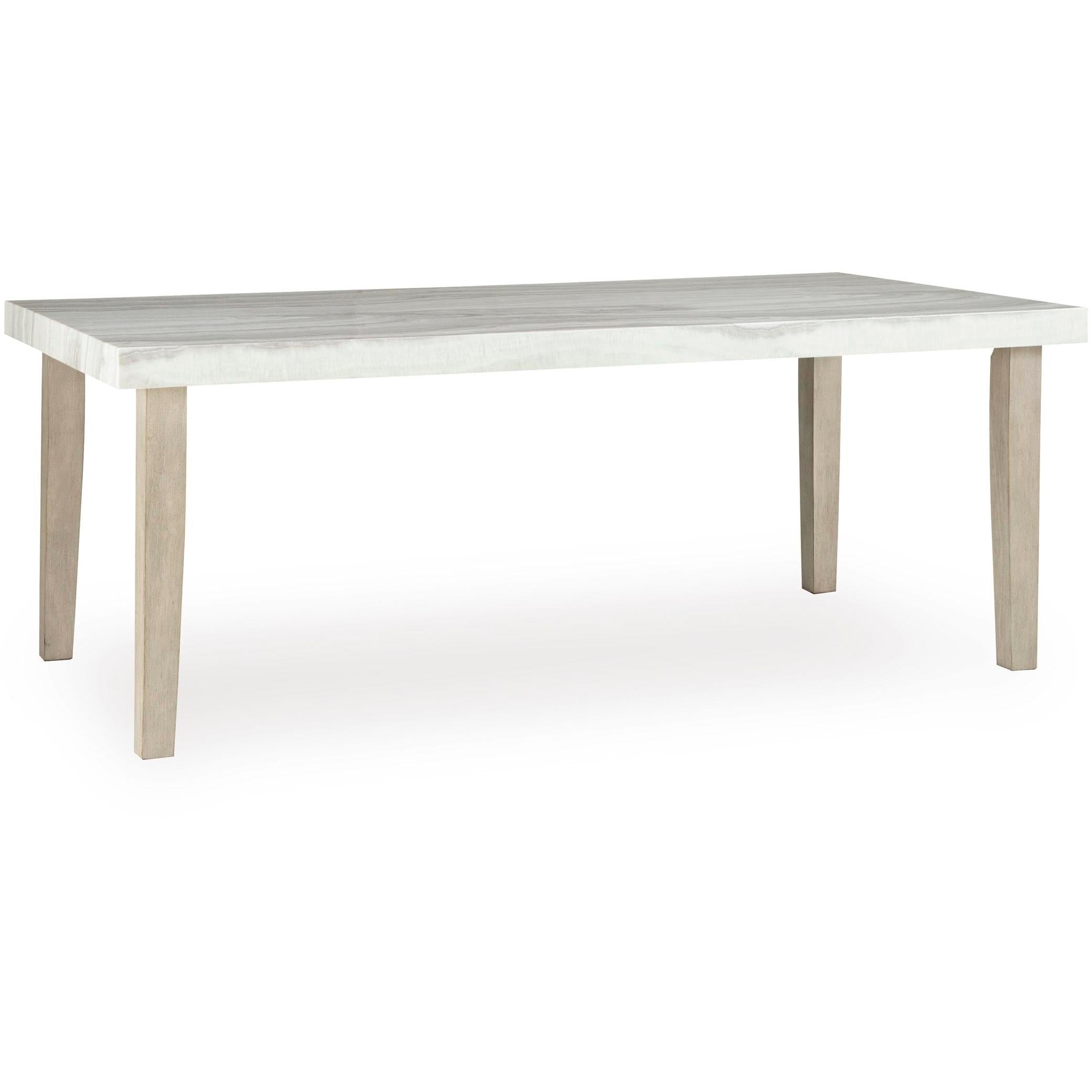  Signature Design by Ashley Larawyn Dining Table with Faux Marble Top PCD575-25 IMAGE 1