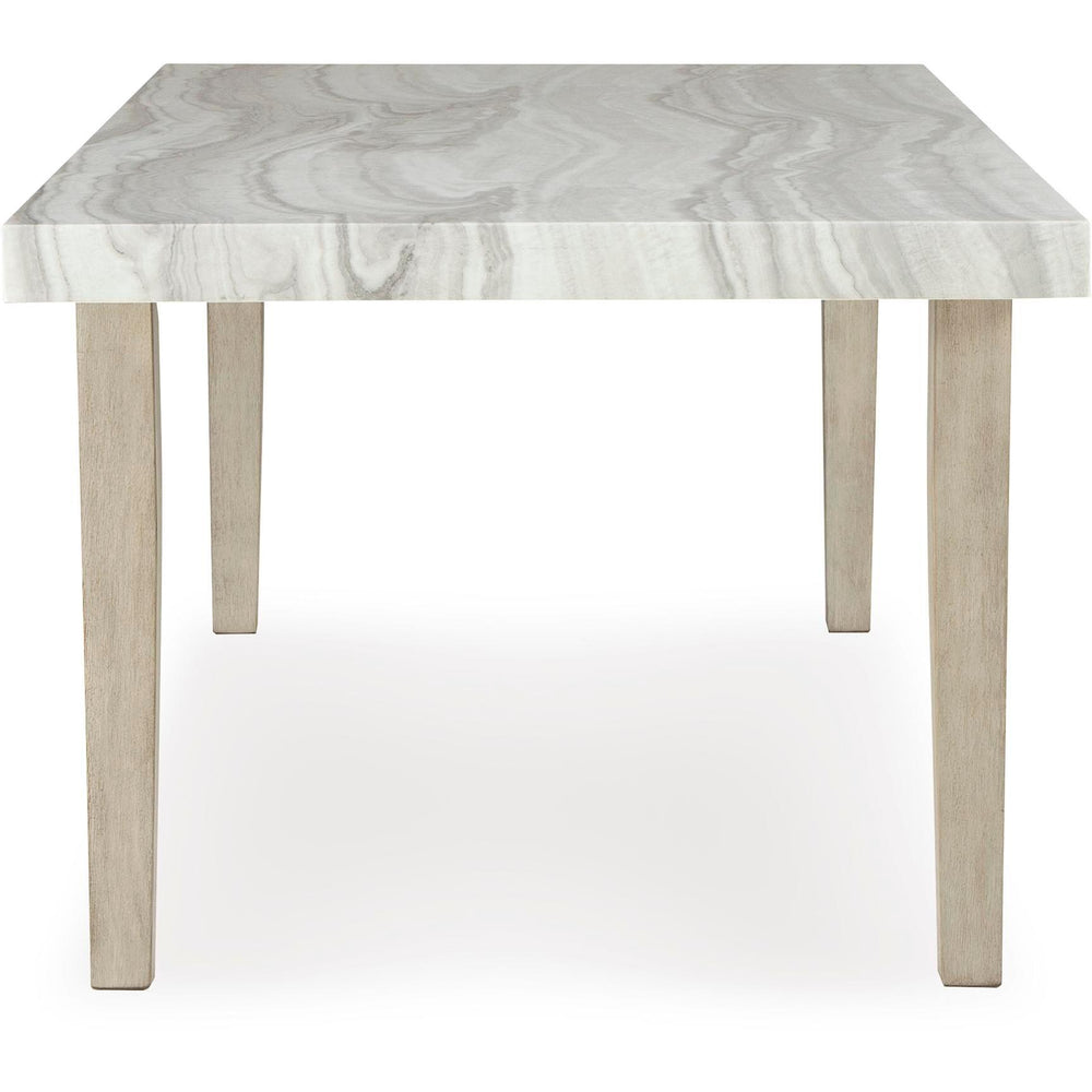  Signature Design by Ashley Larawyn Dining Table with Faux Marble Top PCD575-25 IMAGE 3