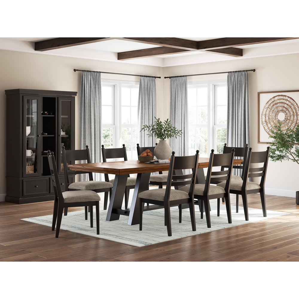  Signature Design by Ashley Greddinton Dining Table with Trestle Base PCD824-55B/PCD824-55T IMAGE 12