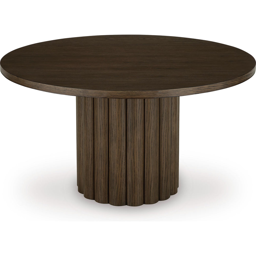  Signature Design by Ashley Round Radkin Dining Table PCD843-50 IMAGE 1