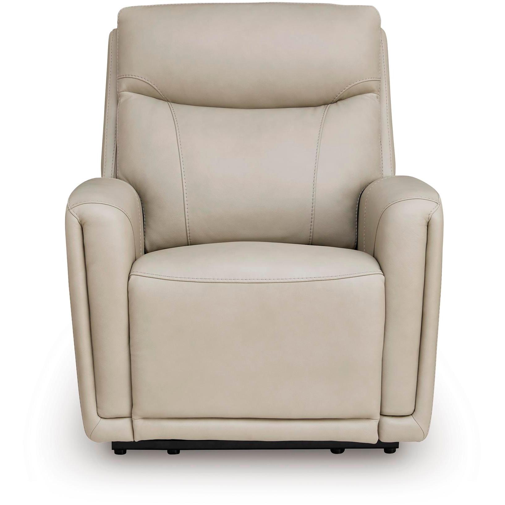  Signature Design by Ashley Pincara Power Leather Match Recliner PCU1380042 IMAGE 3
