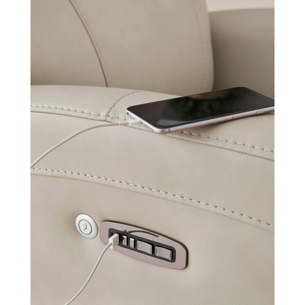  Signature Design by Ashley Pincara Power Leather Match Recliner PCU1380042 IMAGE 9