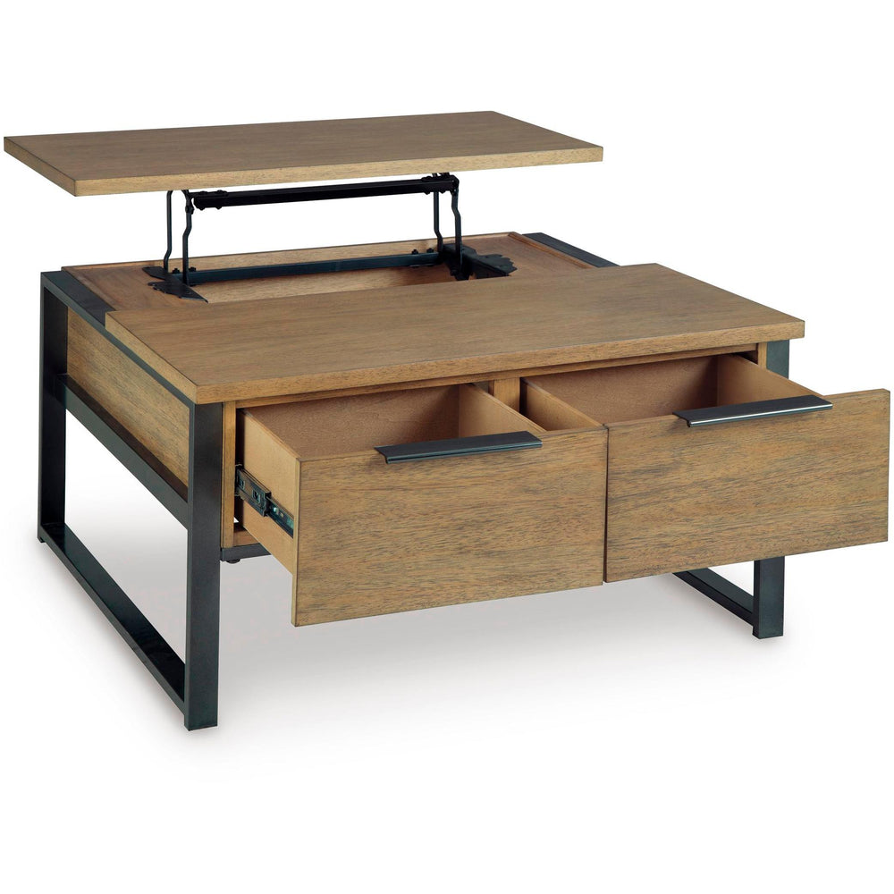  Signature Design by Ashley Montia Lift Top Cocktail Table T602-00 IMAGE 2