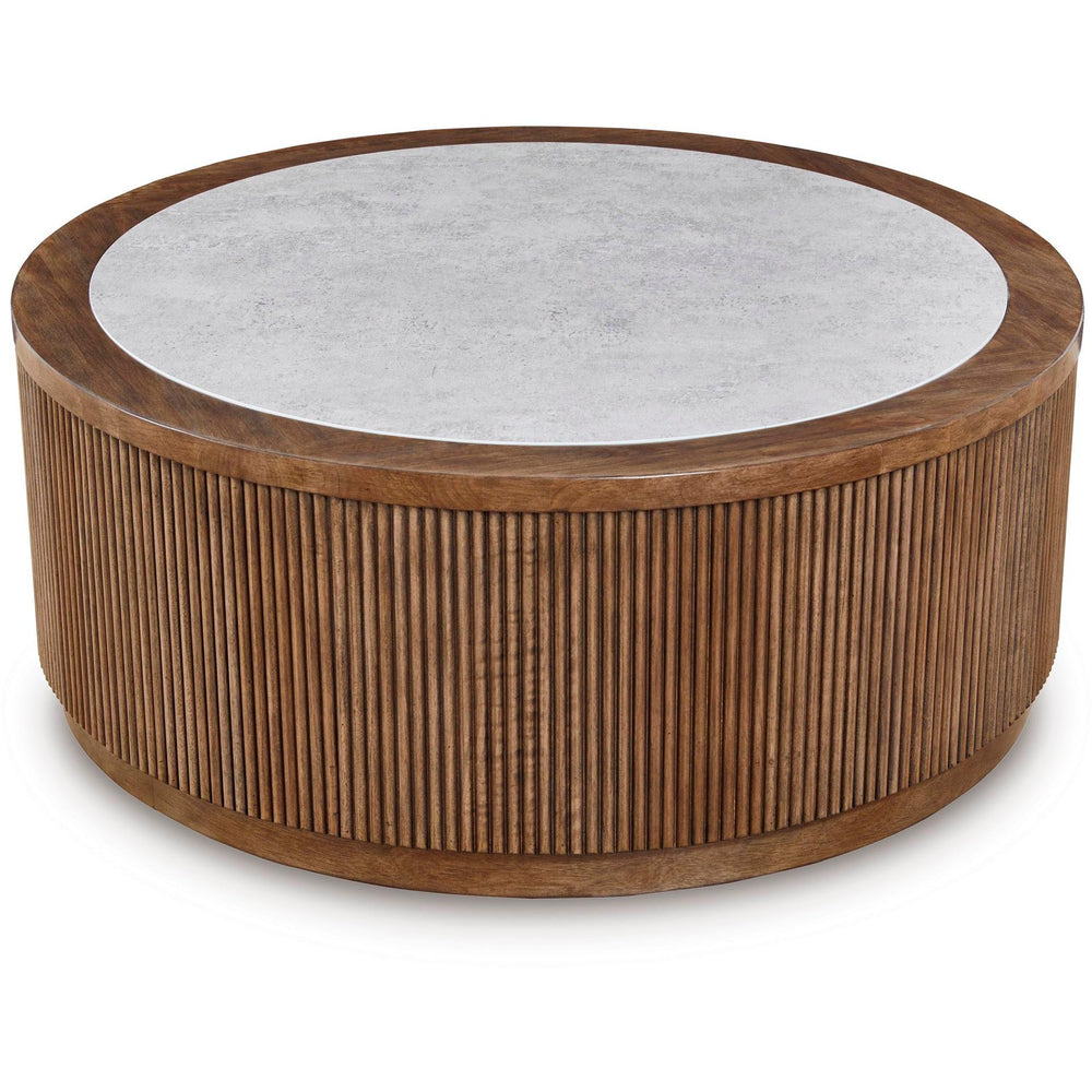  Signature Design by Ashley Hadonna Cocktail Table T658-8 IMAGE 2