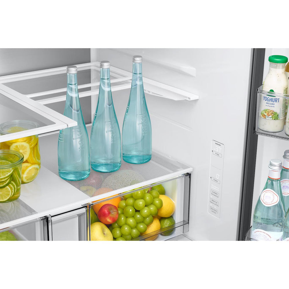  Samsung French 3-Door Refrigerator with Water and Ice Dispensing System RF70H25HERAA IMAGE 12