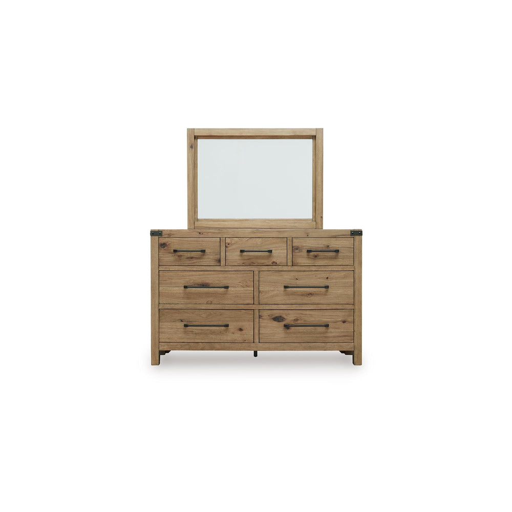  Benchcraft Ridgester B858B1 Dresser and Mirror IMAGE 3
