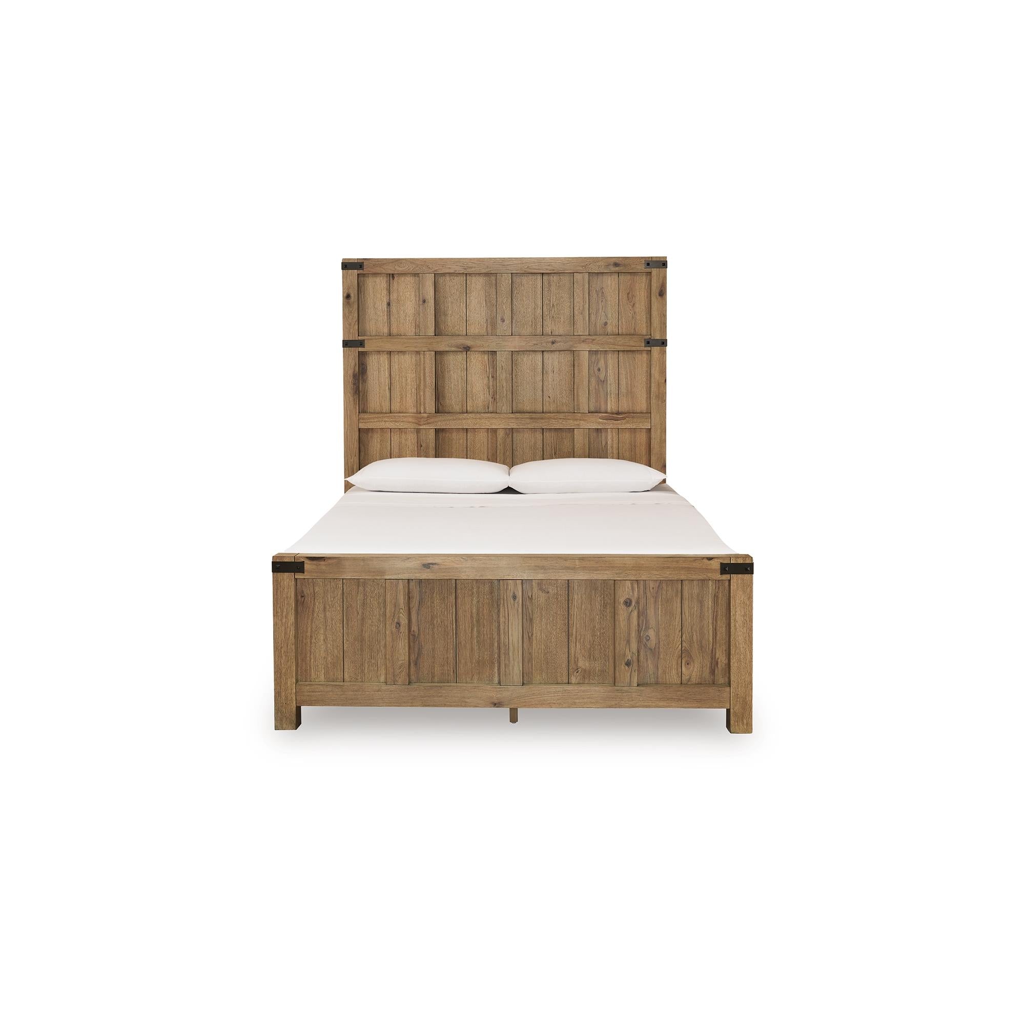  Benchcraft Ridgester B858B2 Queen Panel Bed IMAGE 4