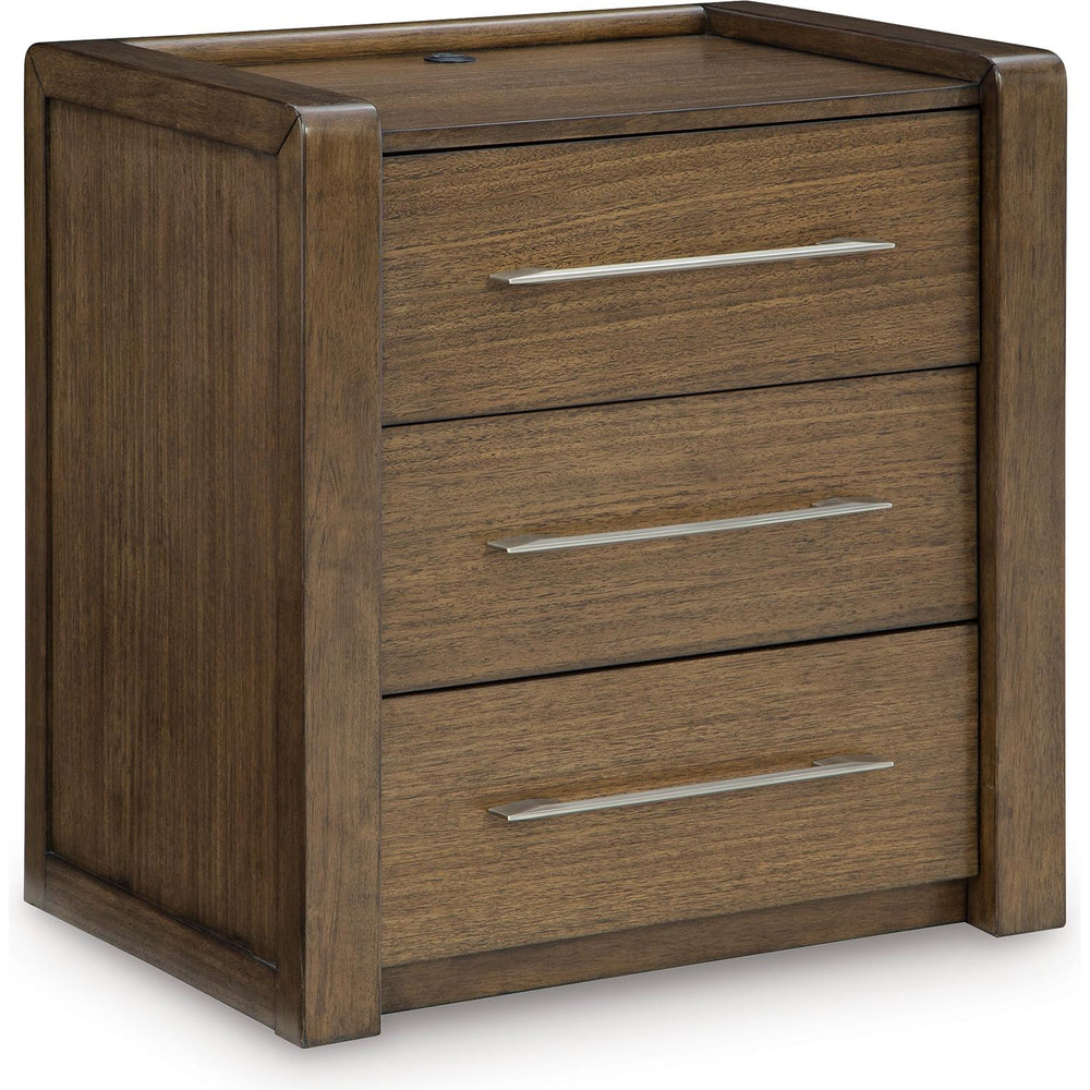  Benchcraft Marxmore B863-93 Three Drawer Night Stand IMAGE 1