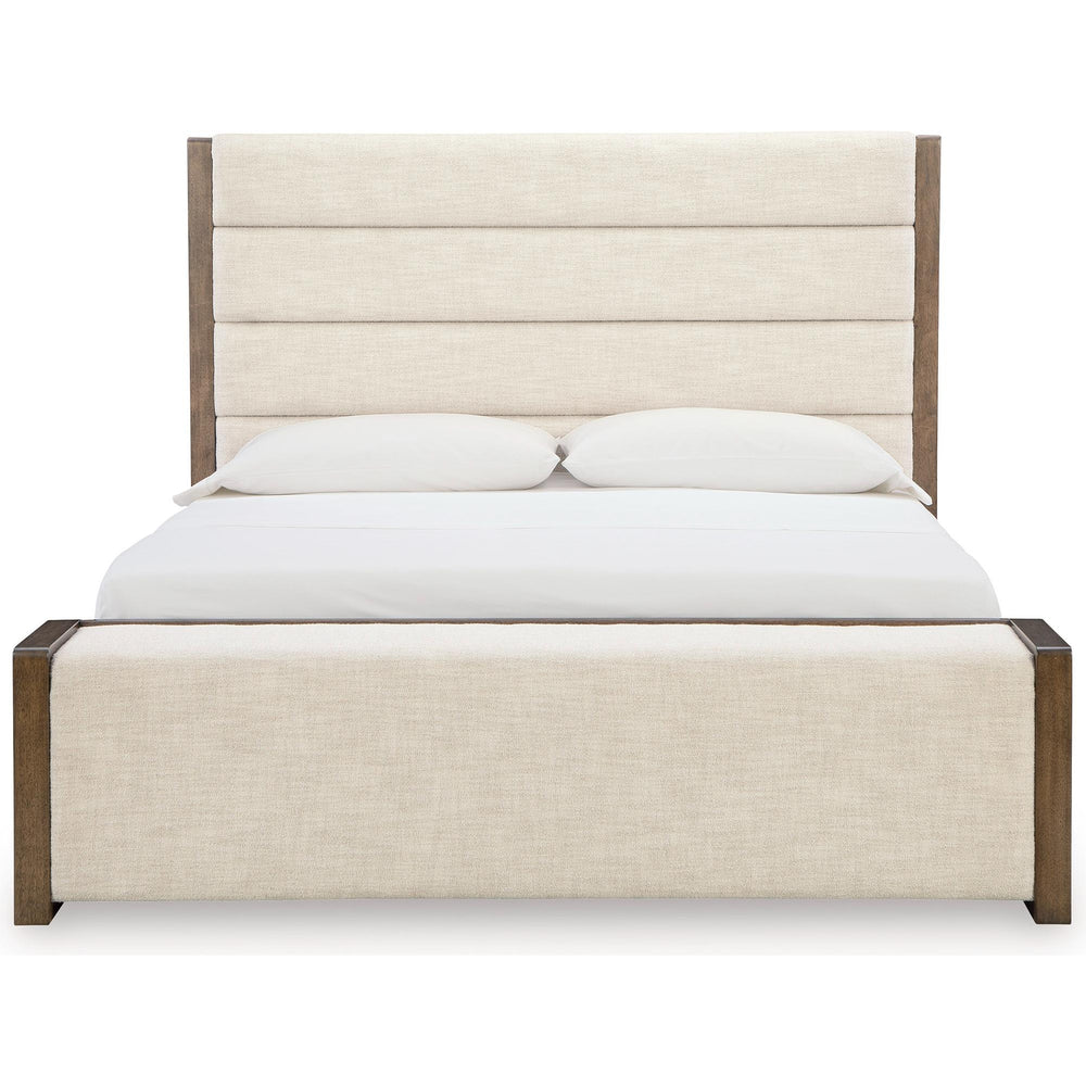  Benchcraft Marxmore B863B2 Queen Upholstered Storage Bed IMAGE 3