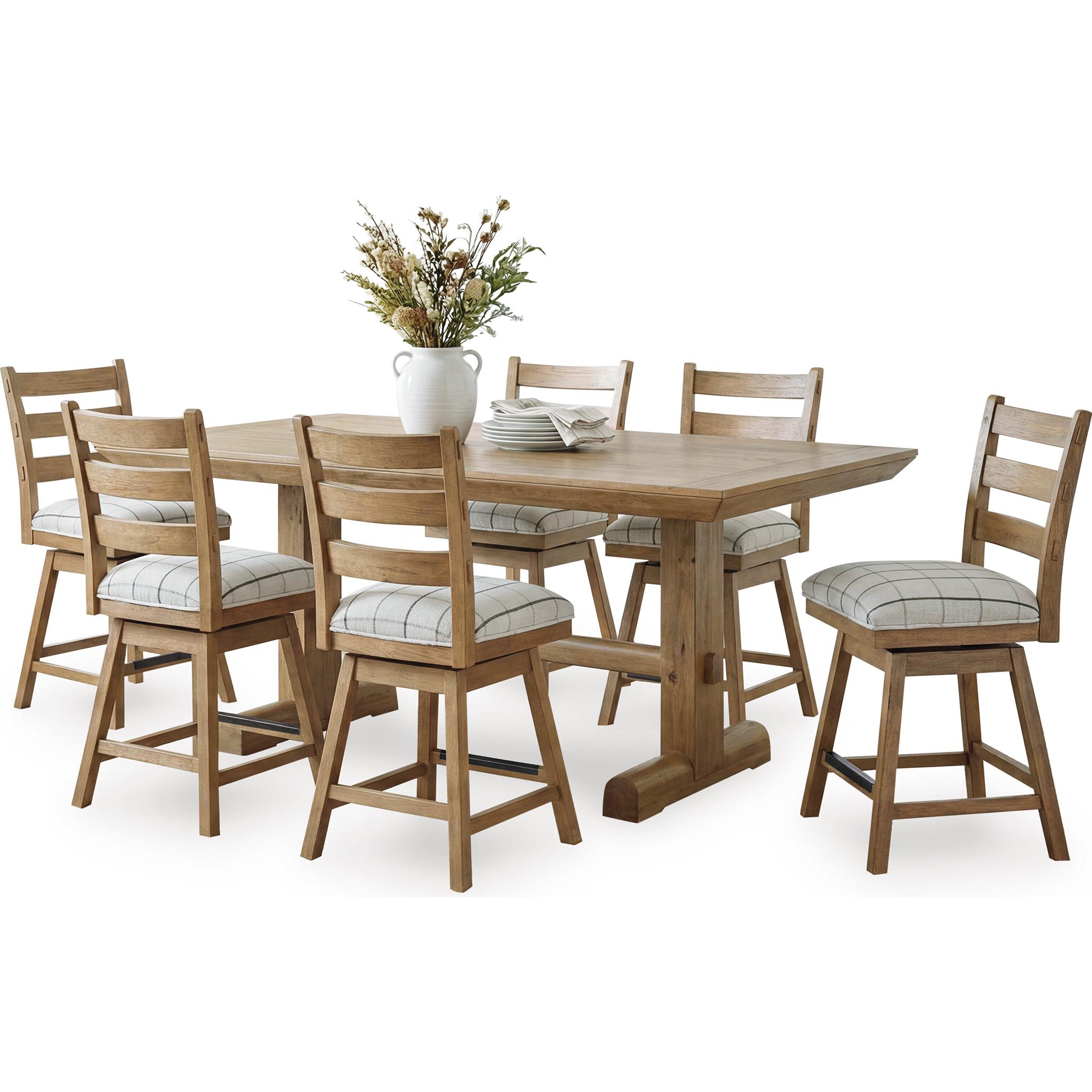  Benchcraft Ridgester D858-224  Upholstered Swivel Barstool IMAGE 6