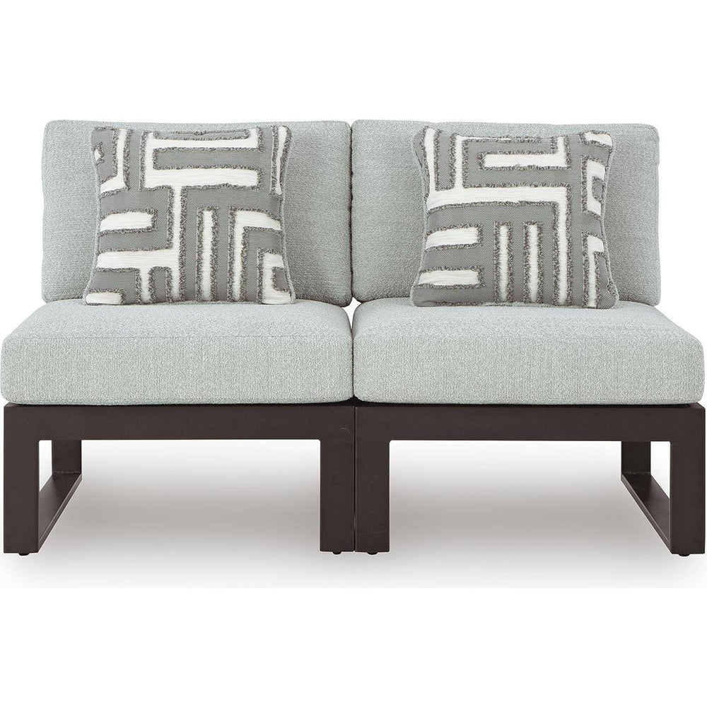  Signature Design by Ashley Beachloft P490P8 2 pc Outdoor Sectional IMAGE 1