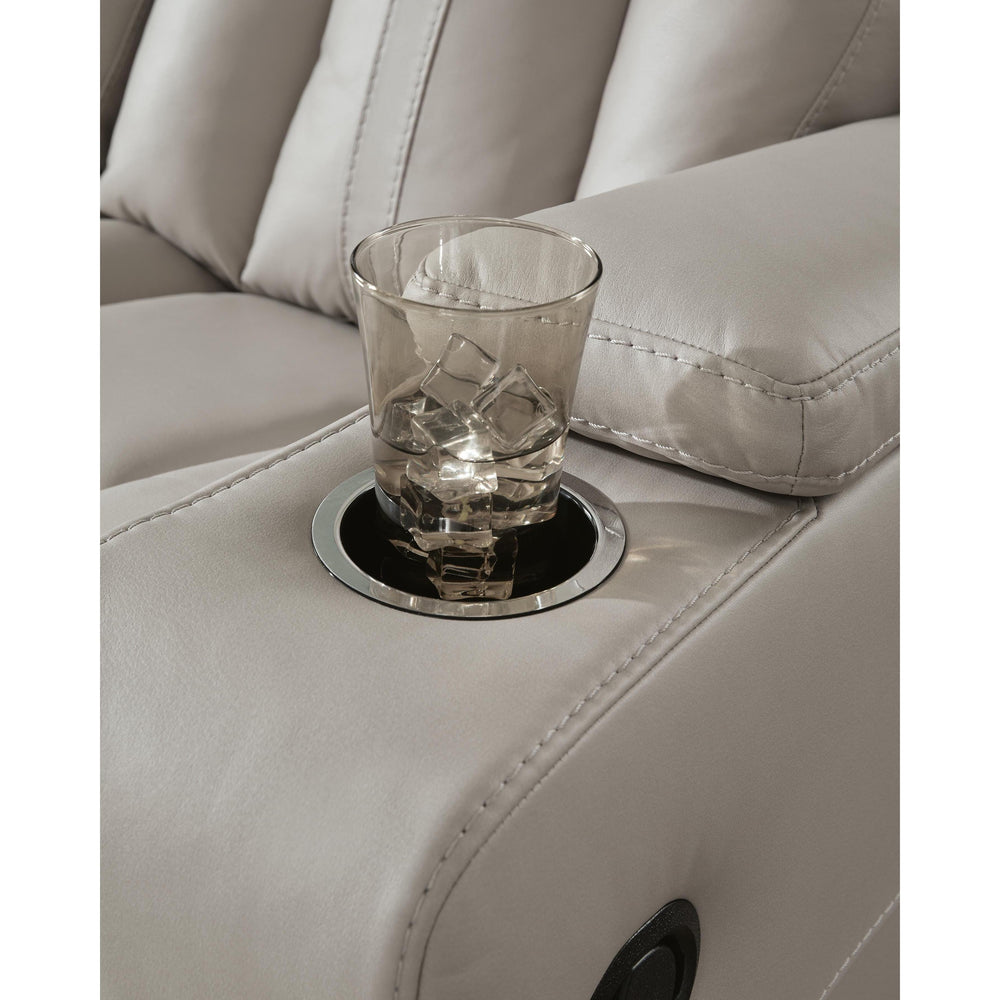  Signature Design by Ashley Elevate Edges PC8330543 Glider Reclining Loveseat with Console IMAGE 8