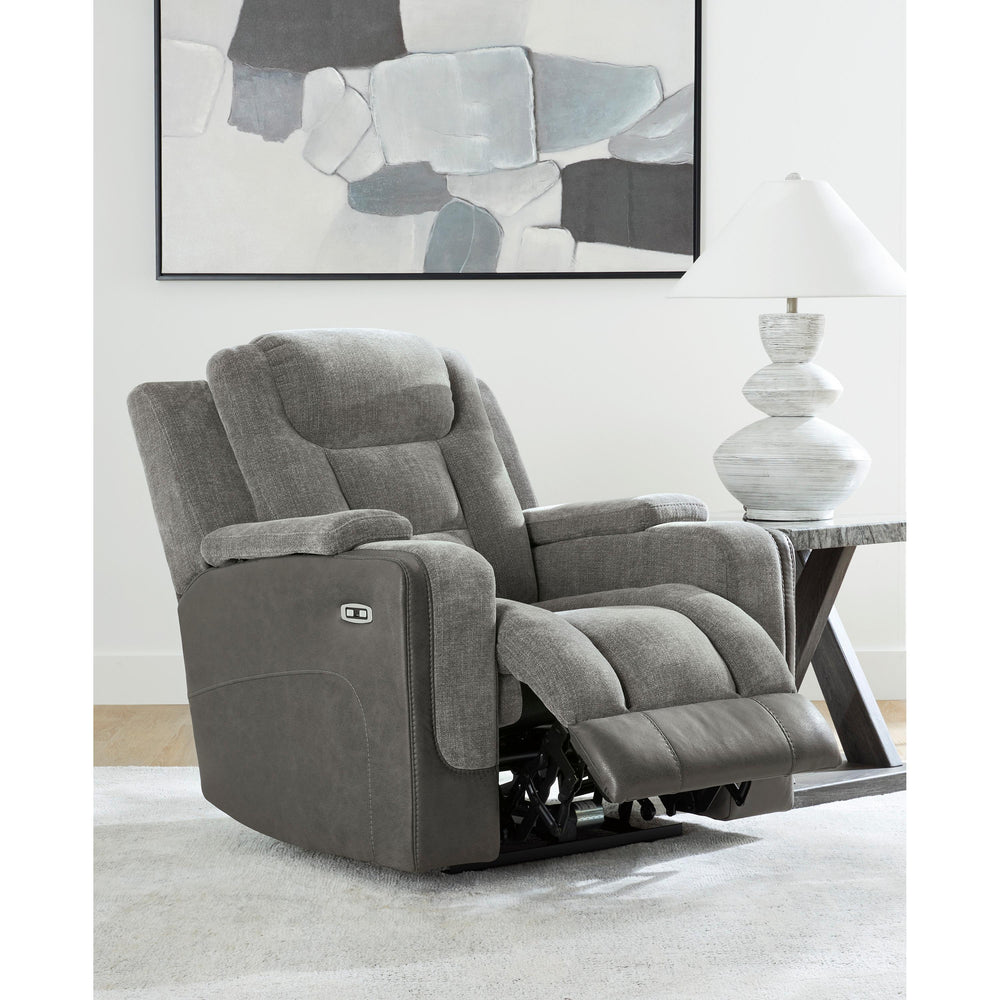  Signature Design by Ashley Mixed Motion PC8350513 Power Recliner with Adjustable Headrest IMAGE 6